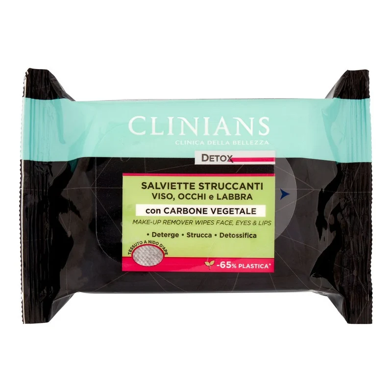 Clinians Detox Salviette Struccanti 25 Pezzi — Salviette struccanti