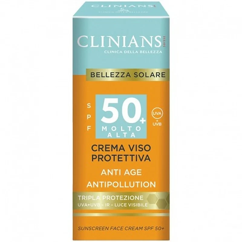 Clinians Crema Viso Anti Age Spf50 50 ml — Crema viso solare