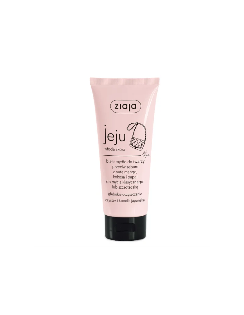 Ziaja Sapone Viso Bianco Jeju Mango Cocco Papaya 75 ml — Gel detergente viso
