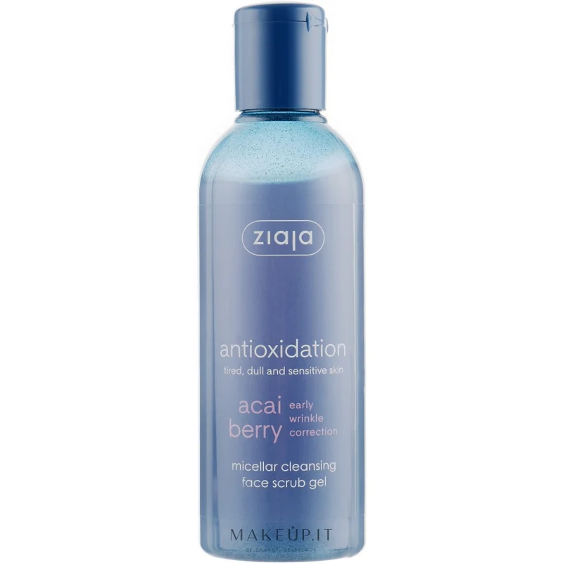 Ziaja Gel micellare viso con peeling Acai Berry 200 ml — Gel micellare detergente