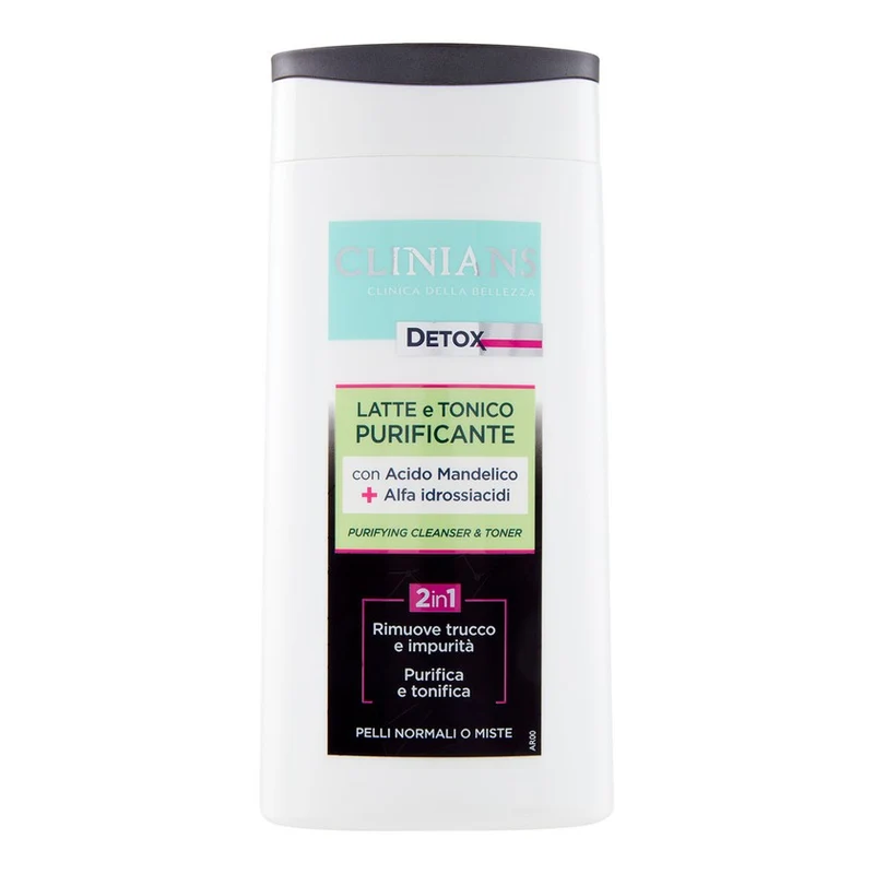 Clinians Latte Tonico 2In1 Purificante 200 ml — Detergente viso