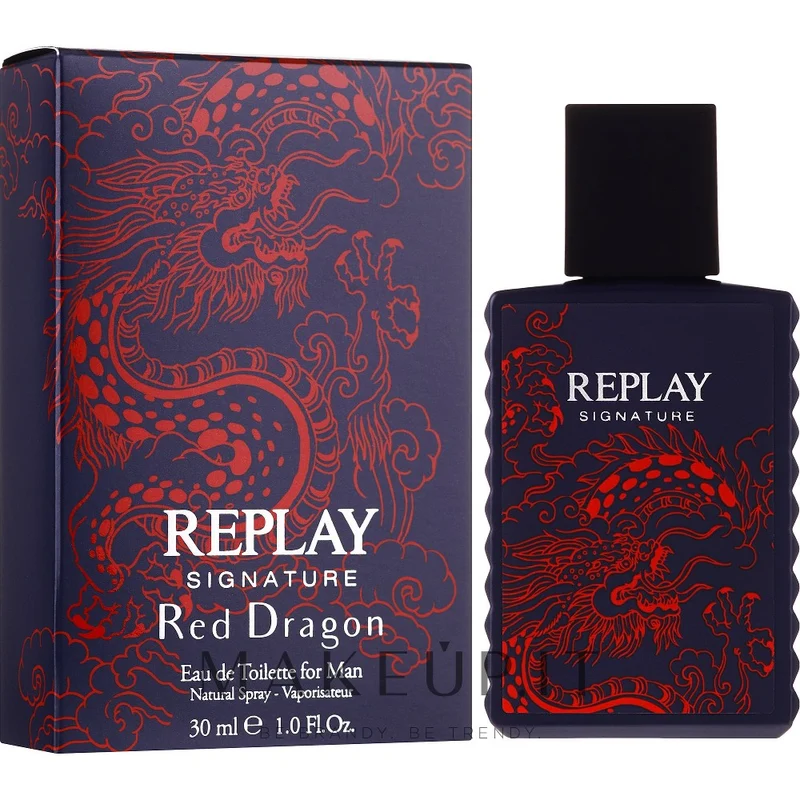Replay Signature Red Dragon EDT 30 ml Unisex — Eau de Toilette