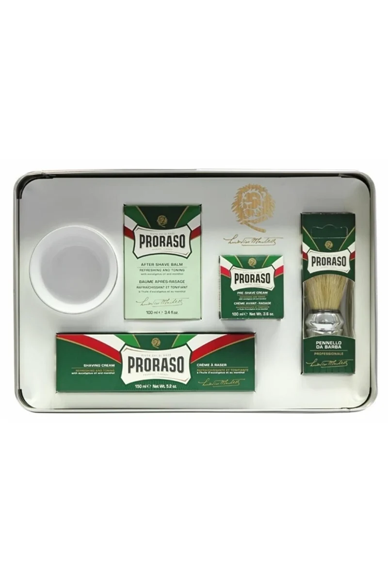 Proraso Set Eucalipto Pennello da Barba — Set rasatura