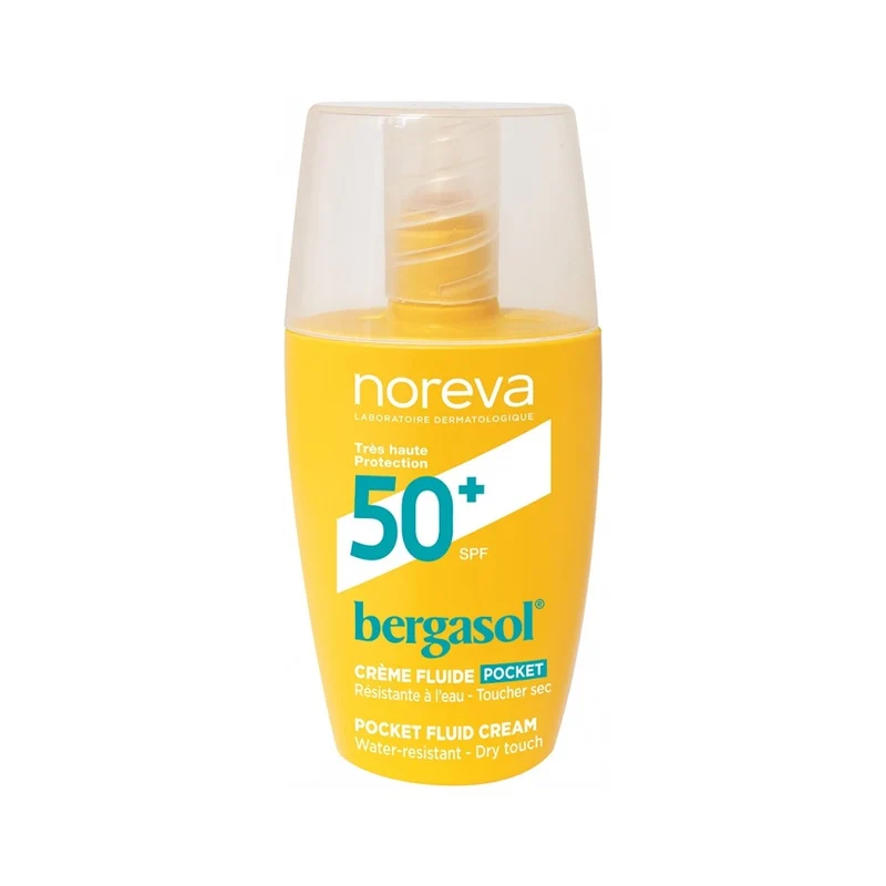 Noreva Bergasol SPF50+ Crema Fluido Pocket 30 ml — Solare viso