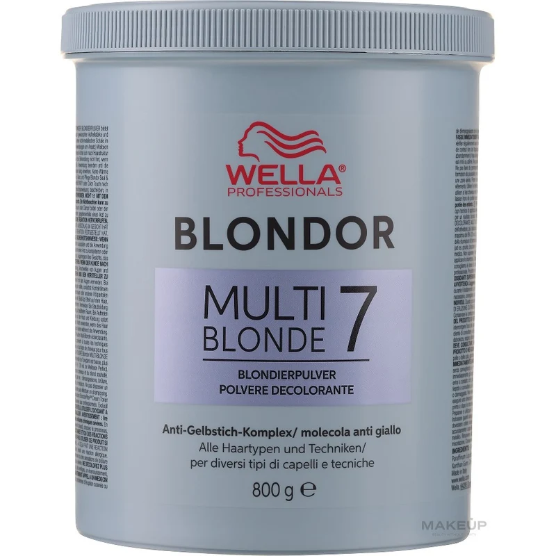 Wella Professional Blondor Multi Blonde 800g — Decolorante capelli