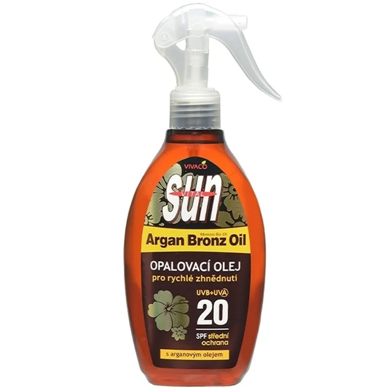 Vivaco Olio Solare Olio di Argan SPF 20 200ml — Olio solare