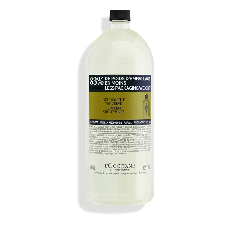 L'Occitane Verbena Gel Doccia Ricarica 500ml — Gel doccia