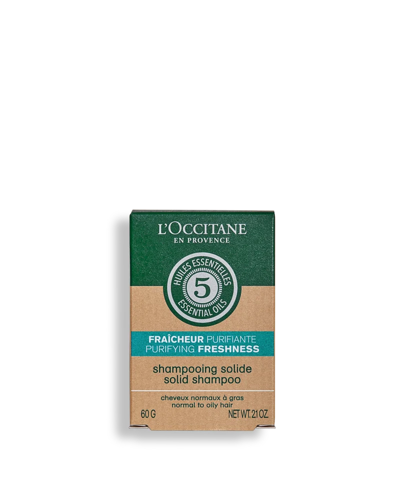 L'Occitane Shampoo Solido Freschezza Purificante 60g — Shampoo solido