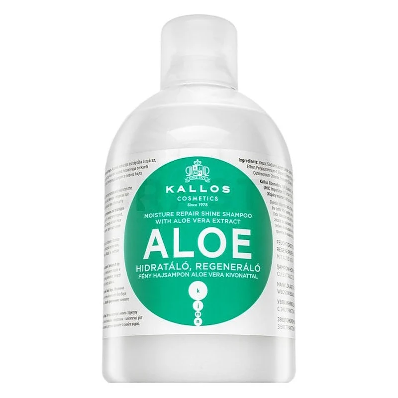 Kallos Aloe Vera Shampoo Riparatore Lucentezza 1000 ml — Shampoo capelli
