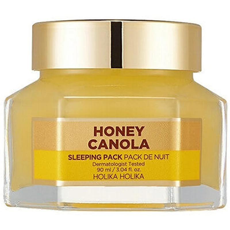 Holika Holika Canola Honey Sleeping Pack 90 ml — Maschera Notte Viso