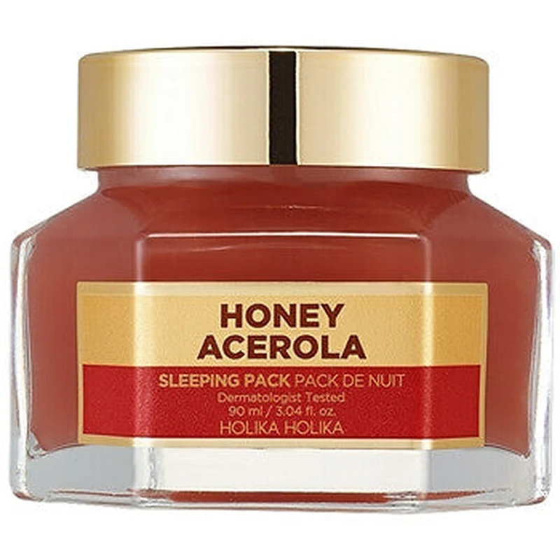 Holika Holika Acerola Honey Sleeping Pack 90 ml — Maschera Viso Notte