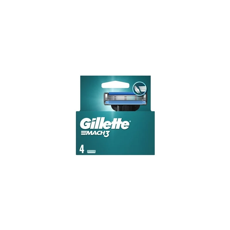 Gillette Mach3 8 Pezzi — Testina di Ricambio Rasoio